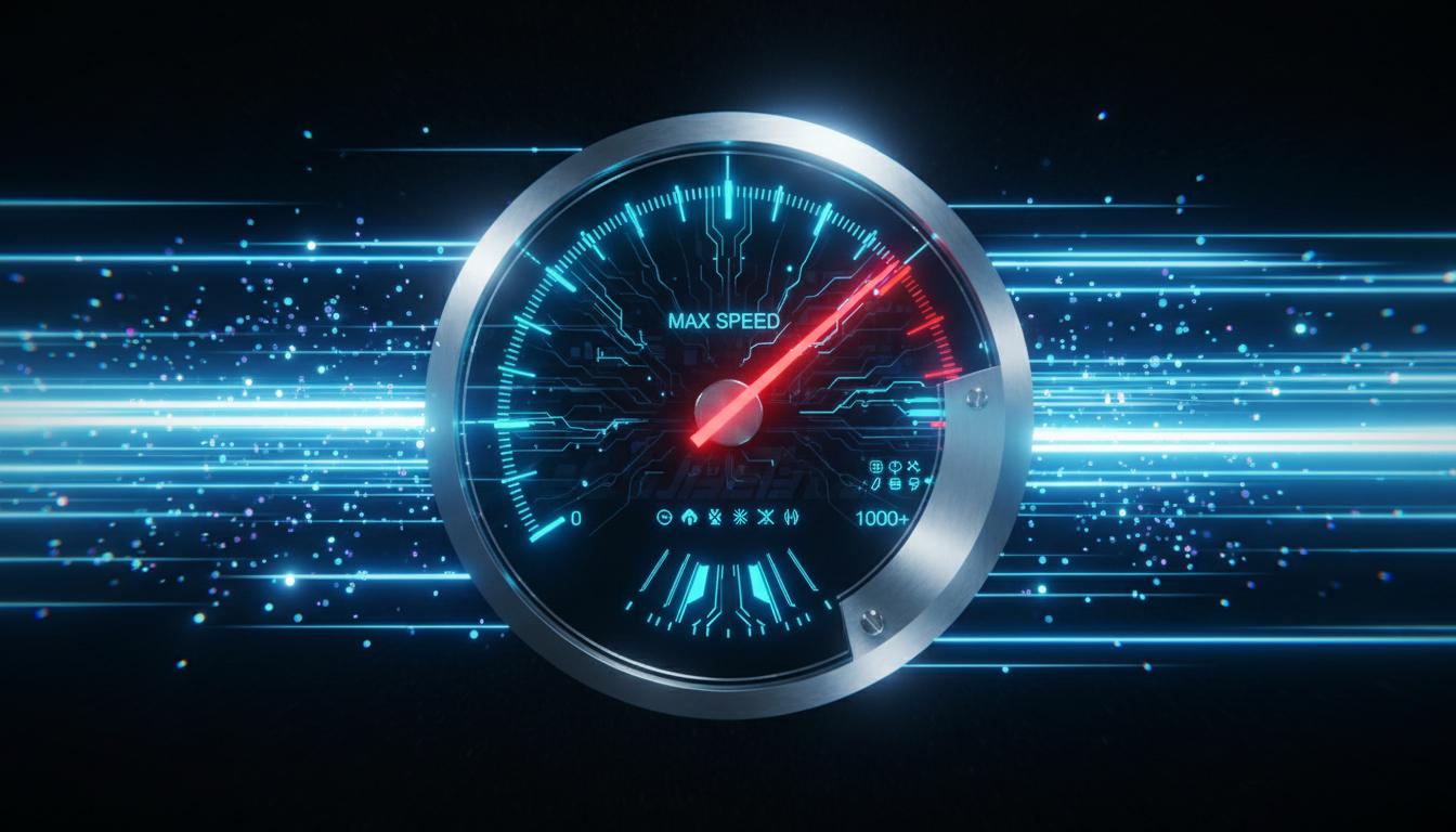 Chrome 极速性能速度仪表盘概念图